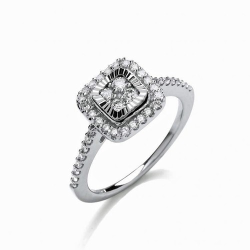9ct oro bianco - 9ct, d/c