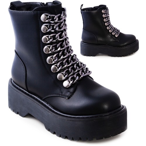 Scarpe donna stivaletti anfibi