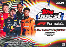 *Scegli la tua carta* 2024 Topps Finest F1 - Rifrattori blu /200 /150 /99