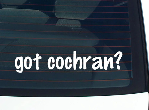 Got cochran adesivo - cochran?,