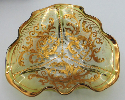 Bohemian moser verde - bohemian,