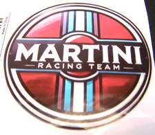 Una replica logo decalcomania/adesivo vintage anni 60 Le Mans MARTINI RACING TEAM