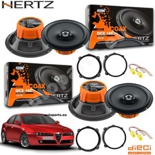 Kit 4 Casse Altoparlanti Hertz DCX165 Anteriori e Posteriori per Alfa Romeo 159