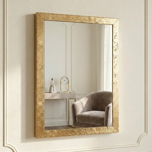 Specchiera moderna oro - specchiera,