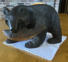 Orso in legno Hokkaido vintage