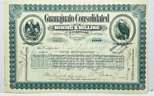 Guanajuato stock consolidato - stock,