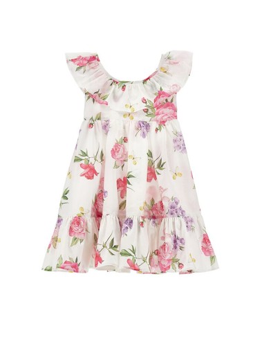 Monnalisa abito floreale rose