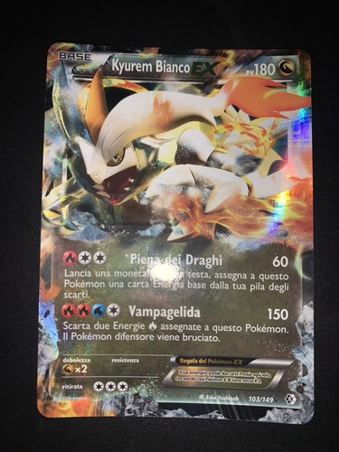 Kyurem bianco 103 149 rara - kyurem, ex