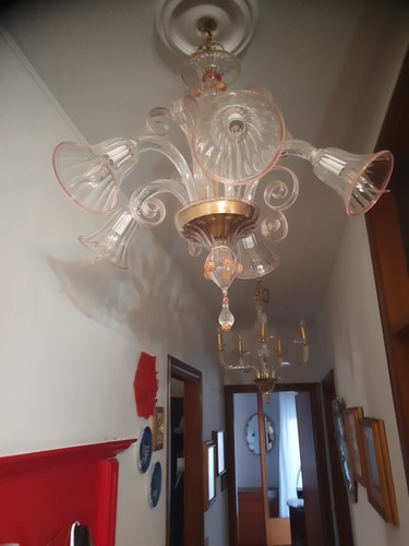 Luci murano cristallo bordi - luci,