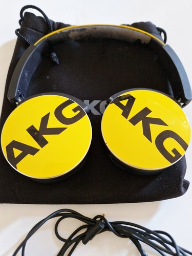 Cuffie cablate gialle akg - cuffie,