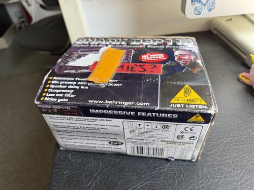 Behringer shark dsp110 - behringer,