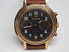 Radius cronografo vintage orologio uomo chrono 3133 carica manuale 38 mm