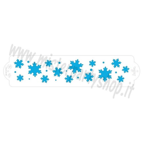 Stencil fiocchi neve frozen - stencil,