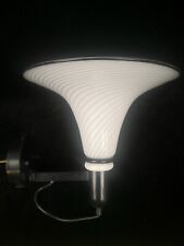 Applique Luce vintage '90 campana Vetro Arte Murano B&W Spirale Vistosi-319
