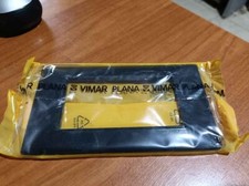 GIACENZA MAGAZZINO PLACCA PLACCHETTA VIMAR 14654.05 4 MODULI 4M NERO PLANA