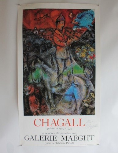 Marc chagall exhibition poster - marc,