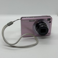 Sony Cyber-shot DSC-W120 rosa 7,2 MP fotocamera digitale scatto super costante con batteria