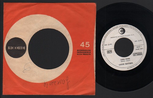 Lucio battisti luisa rossi - 7",
