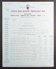 1964 Capital Wine Agencies