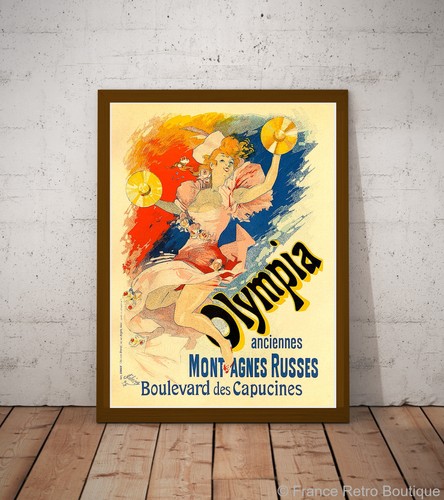 Olympia cheret poster francese - olympia,