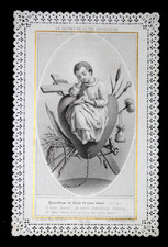 Image pieuse  dentelle canivet