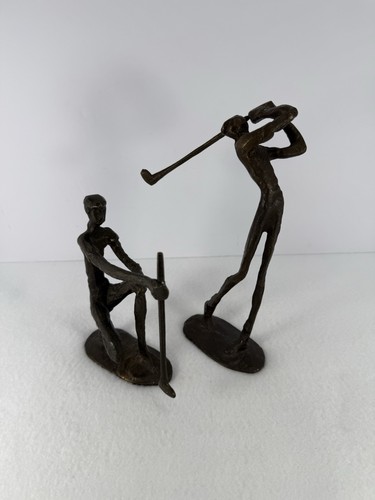 Golfisti vintage bronzo