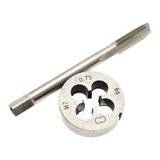 M7 x 0.75 Tap & Die Set  Right