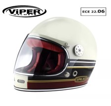 Casco moto ViPER F656 retrò