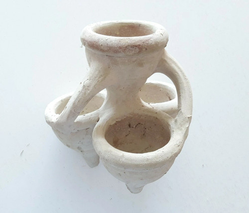 Vaso terracotta lavorato a - vaso,