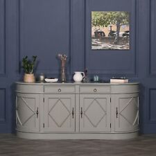 Armadio armadio credenza grande credenza stile francese intagliato a buffet grigio invecchiato