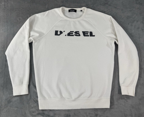 Felpa diesel grande - felpa, bianca