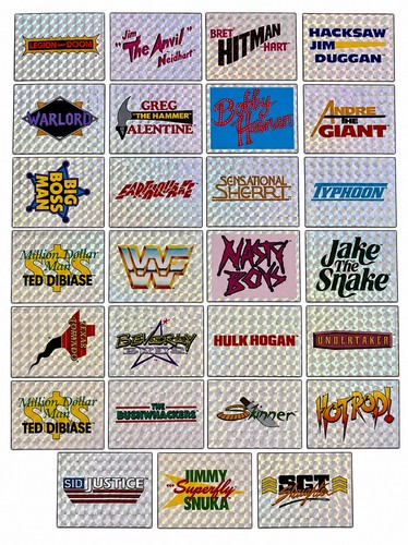 Adesivi merlin wwf 1991 - merlin,