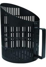 Paletta per Pellet Vigor Acciaio Nero Forata 15X18,5X22