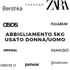 Box Stock Lotto 5 Kg Abbigliamento Usato Firmato Uomo / Donna Vintage 