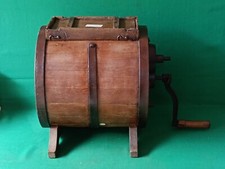 ANTICA ZANGOLA BURRO PANNA BURRIERA LEGNO MANOVELLA SIMON FRERES CHERBOURG. CU94