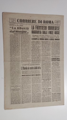 Corriere roma ottobre - roma, 23