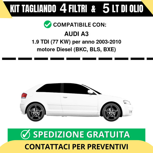 Tagliando per audi 9 - per,