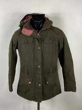 Barbour Giacca da donna oliva Medium Tg.44 Equine Lady Olive cotton jacket si...