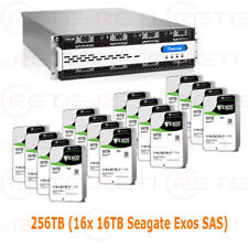 € 10600+IVA THECUS 256TB (16x16TB Exos SAS) N16850 Rack NAS 3.4GHz 16GB 2xPSU