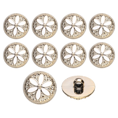 10pcs bottoni vintage rotondi - 10pcs,