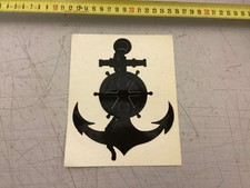adesivo ancora nero vintage