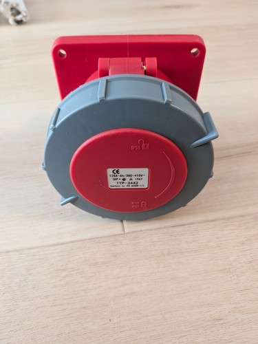 Presa industriale 125a 415v - presa,
