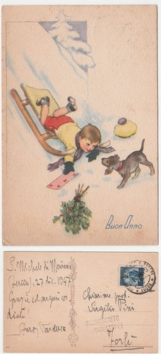 Augurali buon anno bambino - buon,