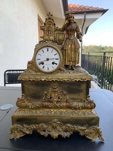 Orologio parigina bronzo - orologio, in