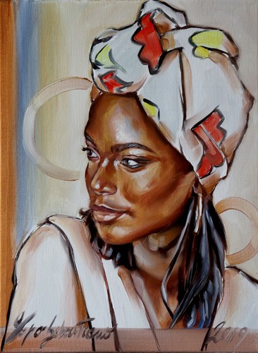 Quadro moderno africa olio - quadro,