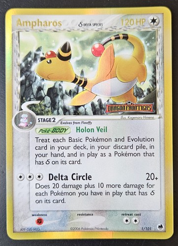 Pokemon tcg ampharos - ex, delta