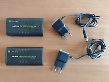 Techly Trasmettitore e Ricevitore Extender HDMI su Cavo Cat.6 fino a 120m