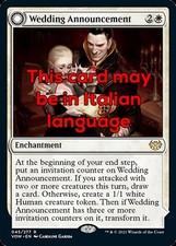 MTG WEDDING ANNOUNCEMENT EXC - PARTECIPAZIONI DI MATRIMONIO - VOW - MAGIC