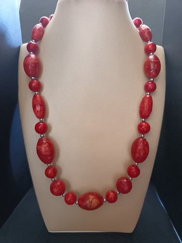 Collana donna madrepora - donna, rossa