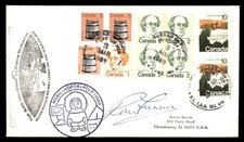 Mayfairstamps Canada 1986 MAKO Spedizione Polo Nord Copertina firmata aau_33577